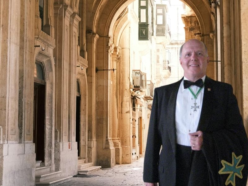 Christopher Buck Knighthood Hospitaller Order of Saint Lazarus of Jerusalem Malta